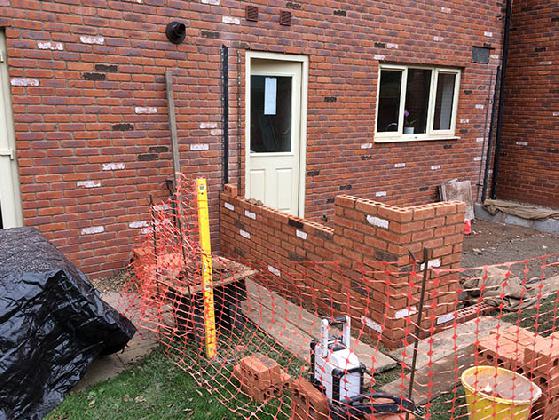 Conservatory brickwork in Stoke-on-Trent