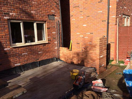 Conservatory groundwork in Stoke-on-Trent